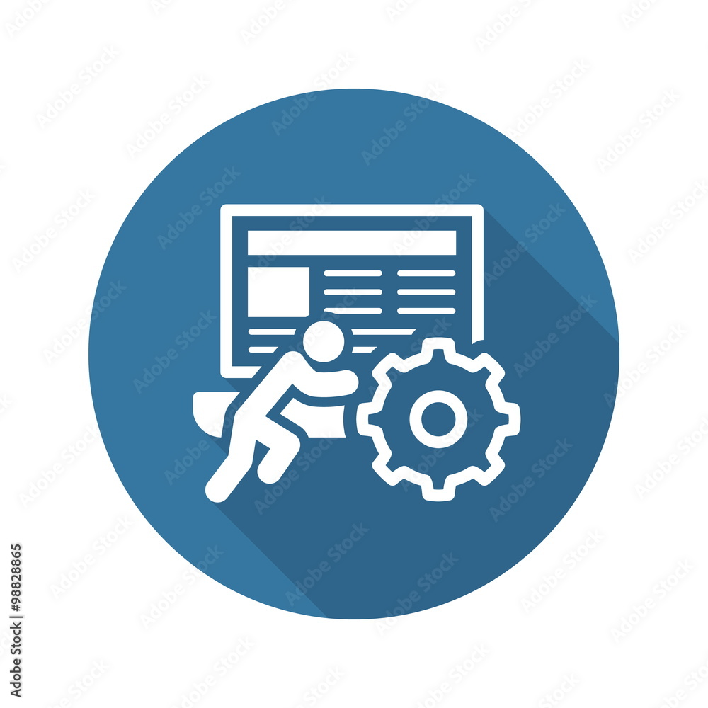 Technical Support Icon. Flat Design. Technical Support Icon. Flat Design.