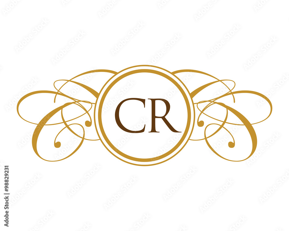 CR Luxury Royal Elegant Initial Logo CR Luxury Royal Elegant Initial Logo