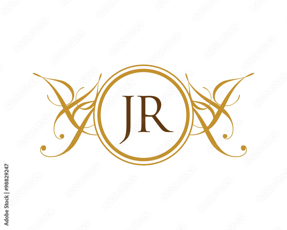 JR Luxury Royal Elegant Initial Logo JR Luxury Royal Elegant Initial Logo