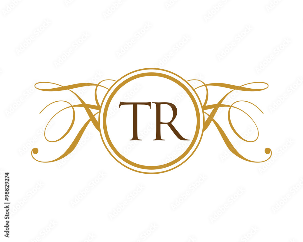 TR Luxury Royal Elegant Initial Logo TR Luxury Royal Elegant Initial Logo