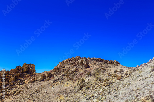 View on Teide Volcano Crater
