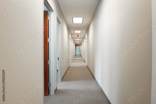 hall way in office building