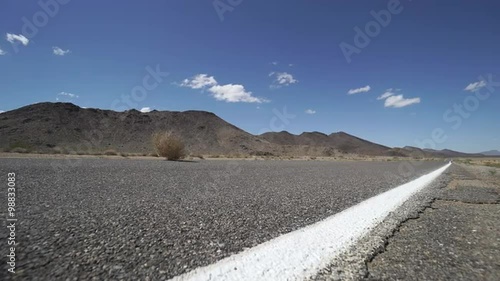 Scenes of A Roadside in the Desert