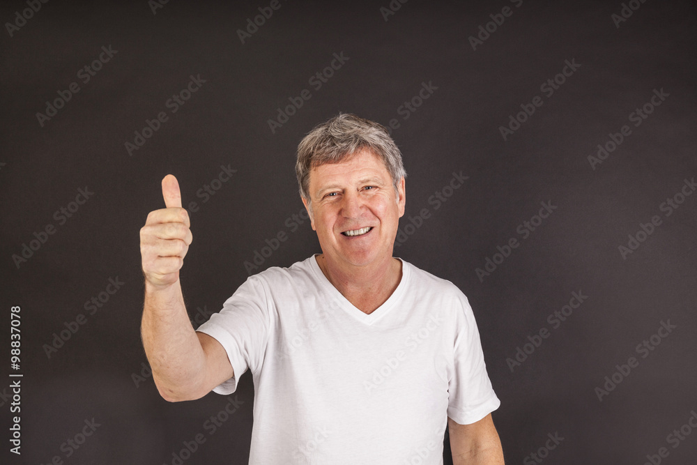 smiling happy casual dressed man in studio smiling happy casual dressed man in studio