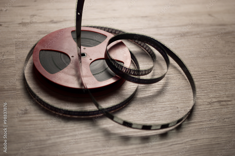 Fototapeta premium Filmrolle, Bandsalat