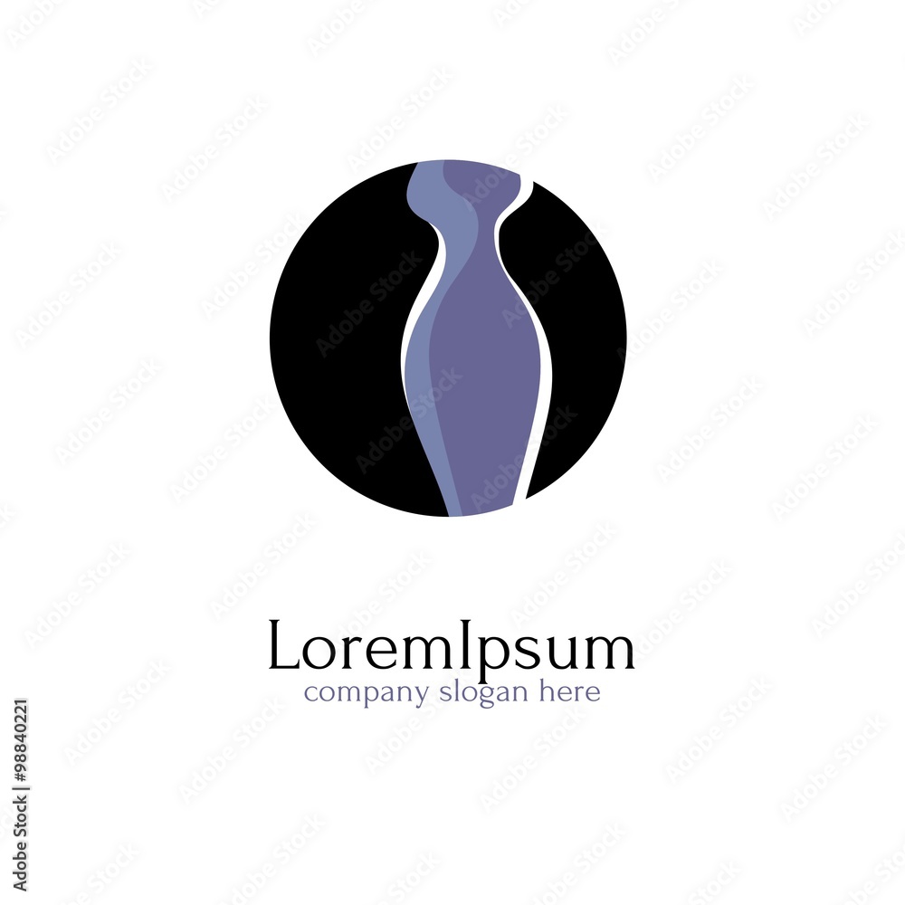Vector of beautiful young woman icon. Silhouette of girl on a dark background. Business icon for the company. Design element. Vector illustration. Vector of beautiful young woman icon. Silhouette of girl on a dark background. Business icon for the company. Design element. Vector illustration.