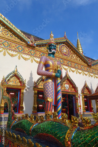 Thai temple Wat Chayamangkalaram on island Penang