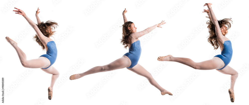 Fototapeta premium Teenager ballet dancer