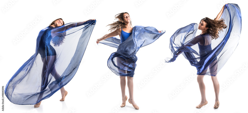 Naklejka premium Teenager ballet dancer