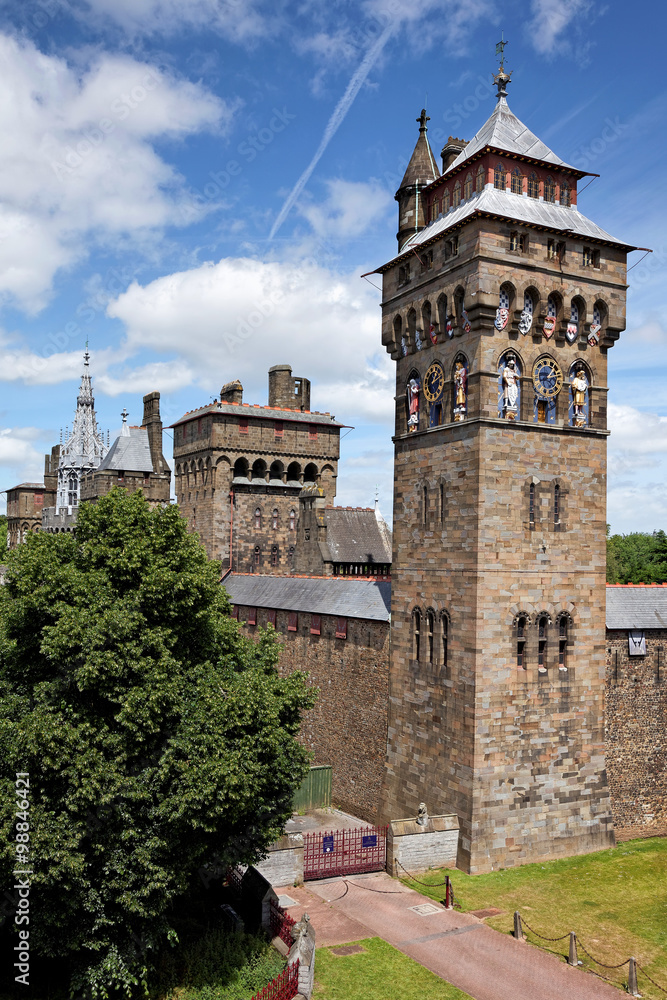 Clock Tower, Cardiff Castle, Liverpool