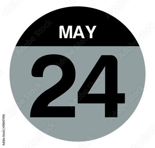 24 may calendar circle