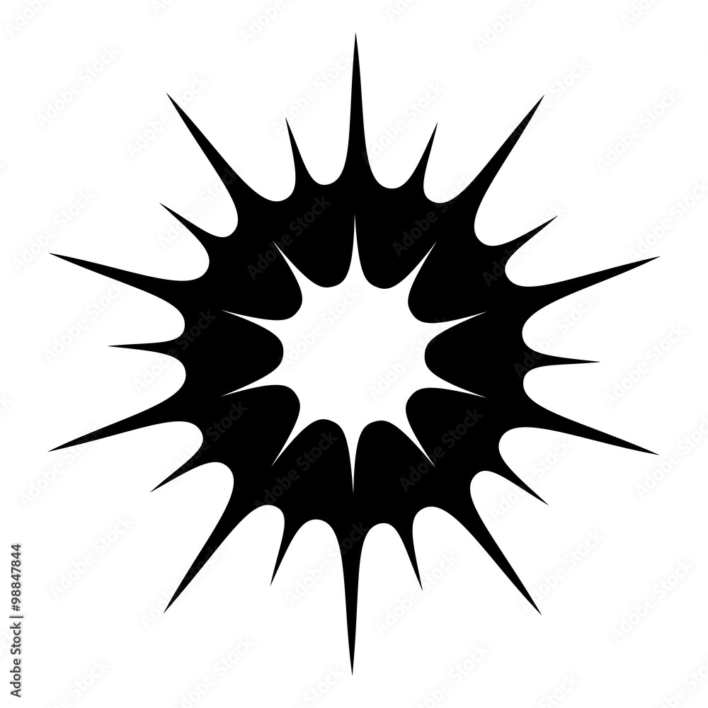 Sun black simple icon Sun black simple icon