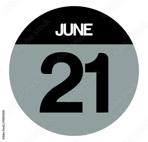 21 june calendar circle