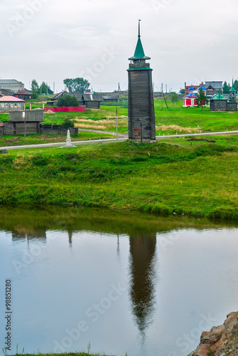 Wooden watchtower, 19th century. N.Sinyachikha photo