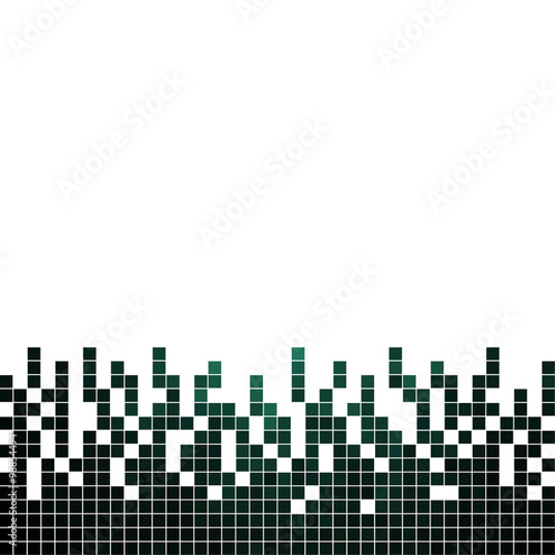 abstract vector square pixel mosaic background