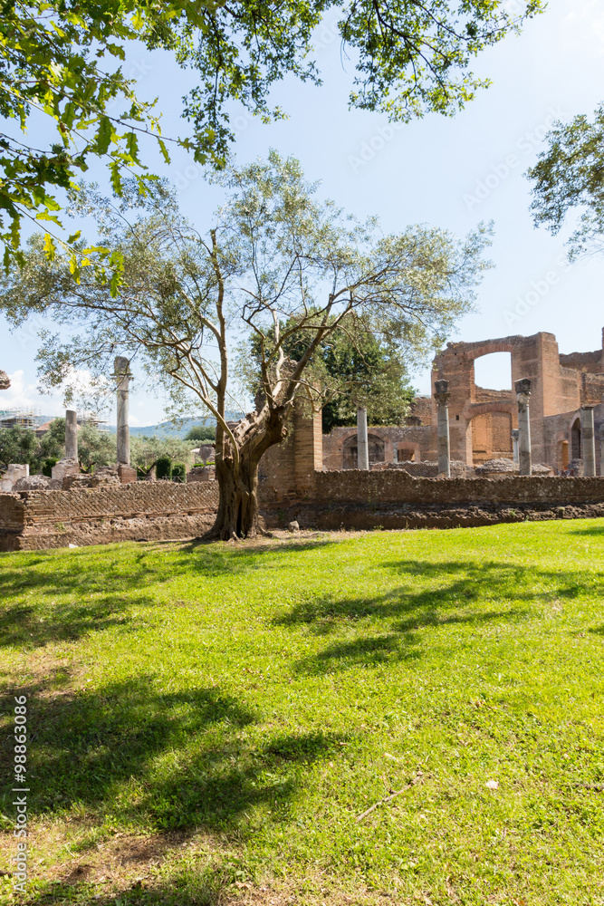 Hadrian's Villa, the Roman Emperor's 'Villa, Tivoli, outside of Rome, Italy, Europe