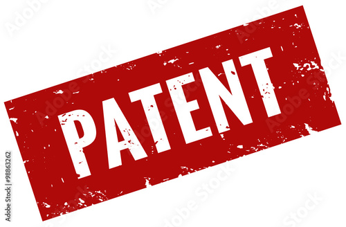 Patent stempel rot grunge