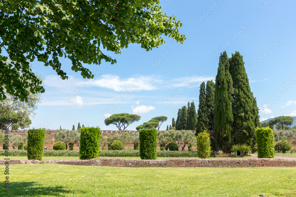 Hadrian's Villa, the Roman Emperor's 'Villa, Tivoli, outside of Rome, Italy, Europe
