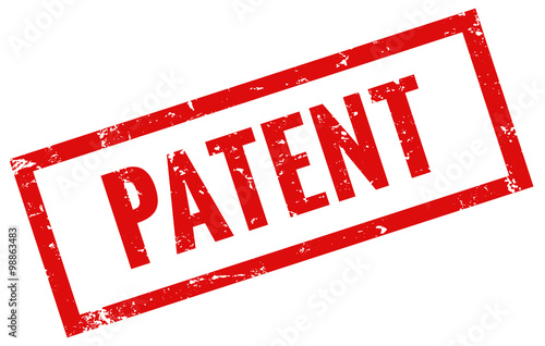 Patent stempel rot grunge