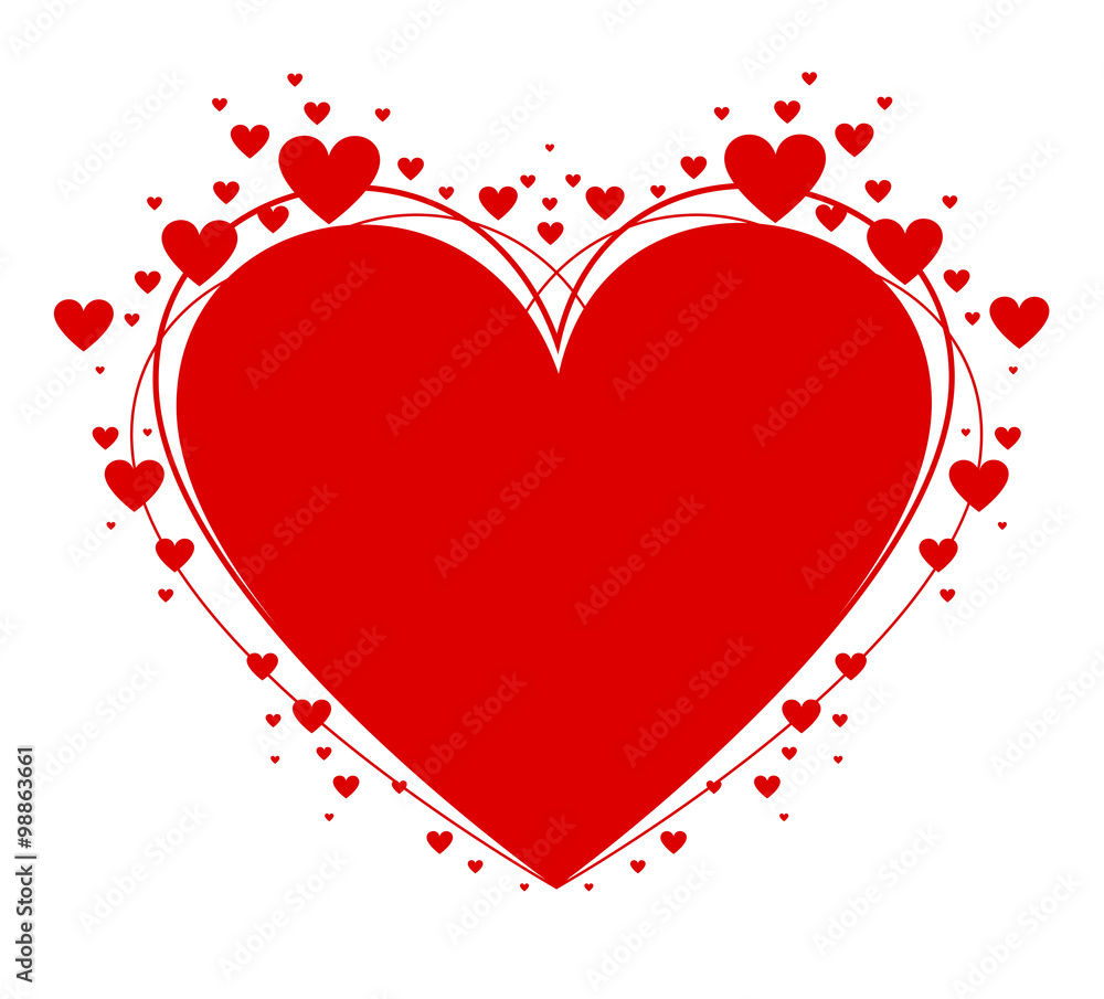 Heart, symbol of Valentine's Day