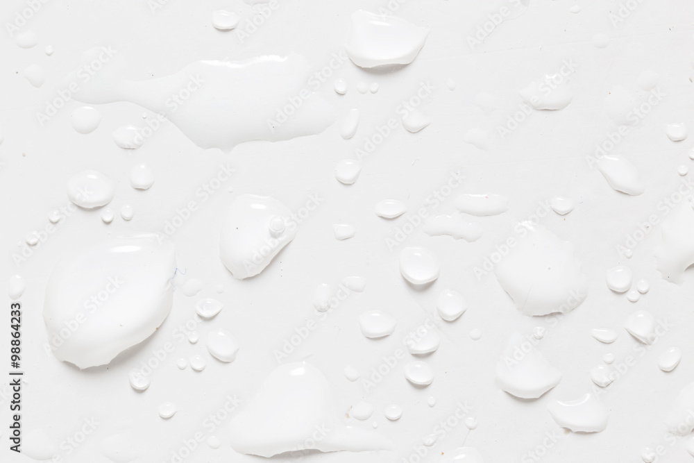 drops of water on a white background drops of water on a white background
