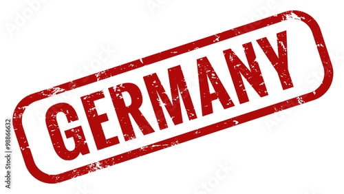 Germany Stempel rot 