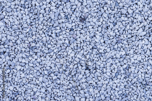Focus on a granite gravel, useful for texture picture, white - blue color