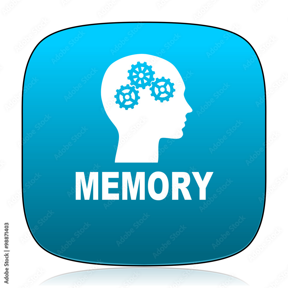 memory blue icon