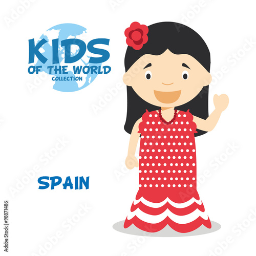 Kids and Nationalities of the World: Spain