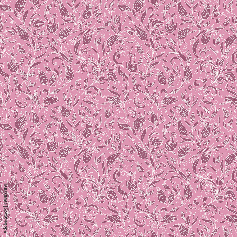 Henna Mehndi Tattoo Flowers Doodles Seamless Pattern Henna Mehndi Tattoo Flowers Doodles Seamless Pattern