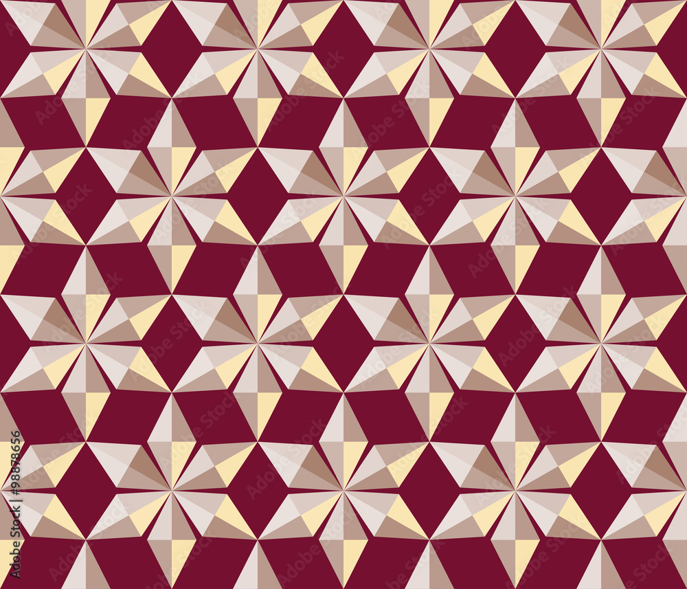 Seamless christmas pattern. Crystal snowflakes, shining snowfall. Gold star silhouettes on brown background. Ice cream, sweets wrapper. Winter, holiday, sale theme texture. Vector illustration Seamless christmas pattern. Crystal snowflakes, shining snowfall. Gold star silhouettes on brown background. Ice cream, sweets wrapper. Winter, holiday, sale theme texture. Vector illustration