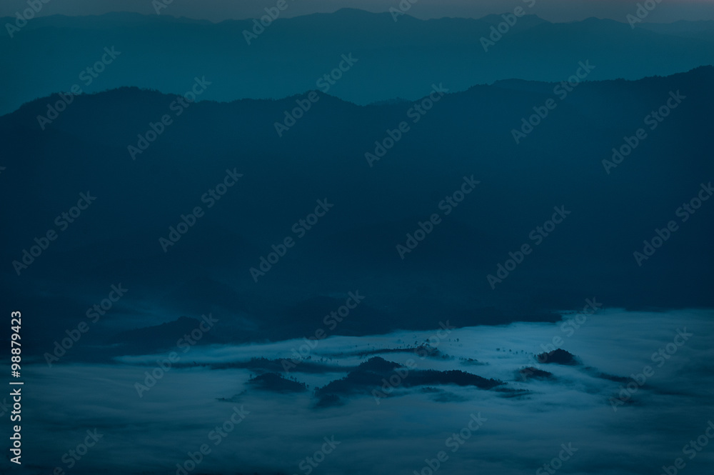 Naklejka premium mountains