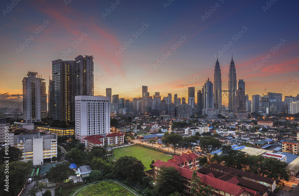KUALA LUMPUR, MALAYSIA - December 27, 2015; Kuala Lumpur, the ca KUALA LUMPUR, MALAYSIA - December 27, 2015; Kuala Lumpur, the ca
