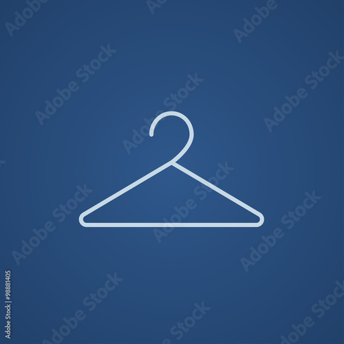 Hanger line icon.