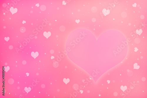 Abstract valentine's day background with hearts