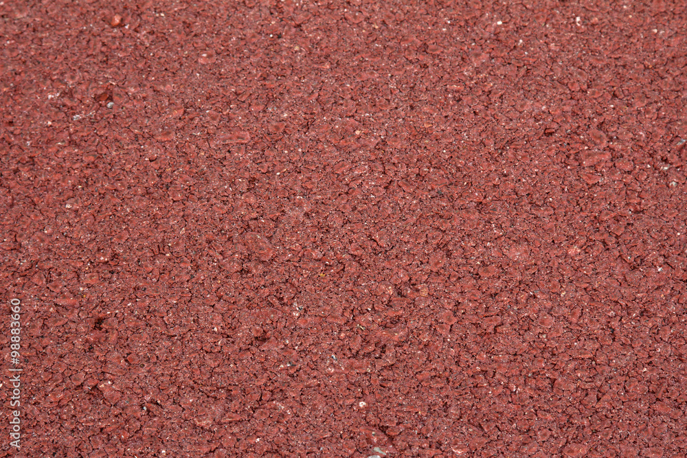 Fototapeta premium Road with painted red stones