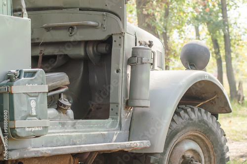 vintage military truck