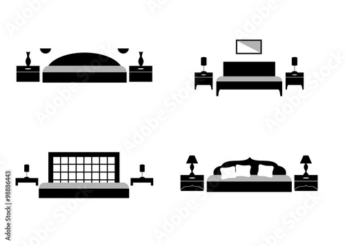 the bedroom set black