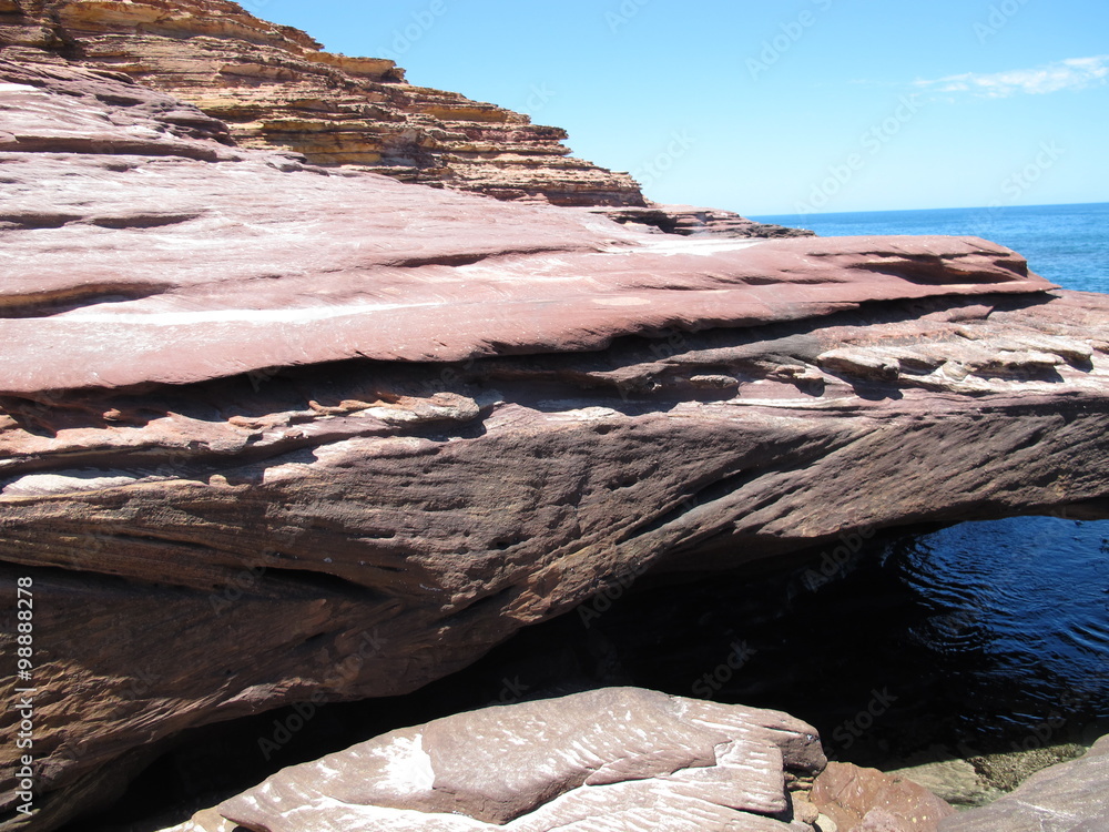 coast of kalbarri, western australia