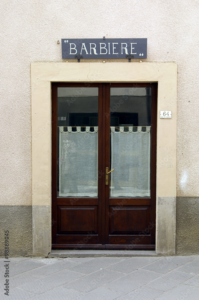 Fototapeta premium Porta barbiere