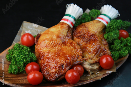 Cuadro en lienzo ローストチキン