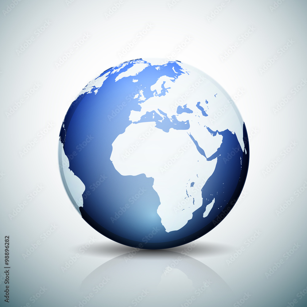 Globo World button sign Globo World button sign