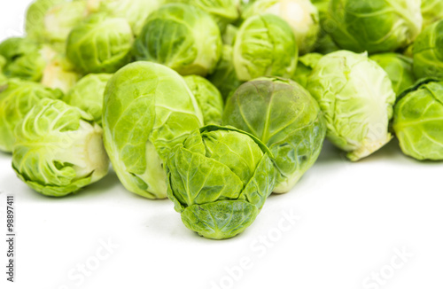  fresh green Brussel Sprouts.