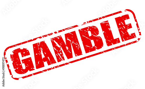 GAMBLE red stamp text