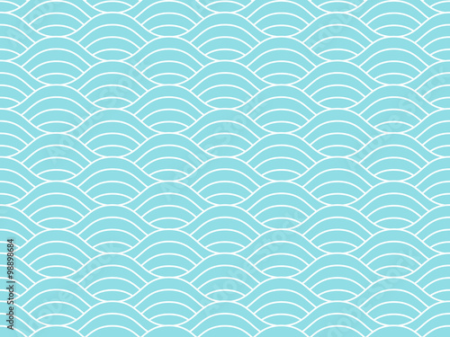 Seamless waves pattern