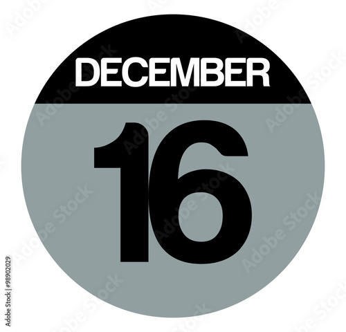 16 december calendar circle