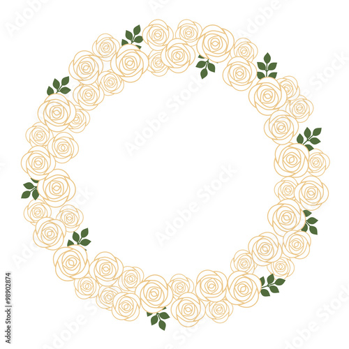 Wreath of roses