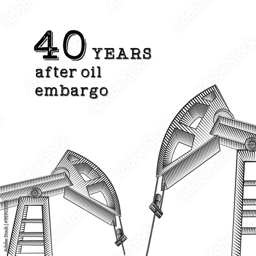  Oil derrick infographic.