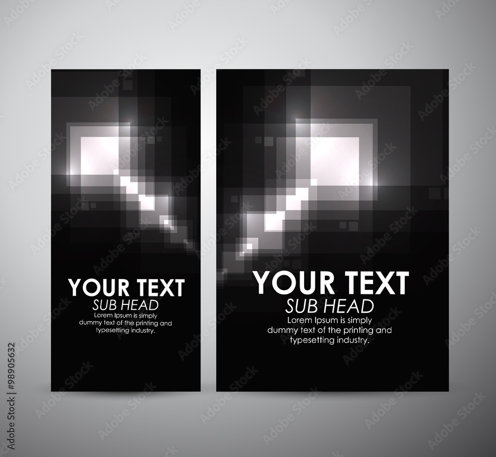 Abstract squares. Graphic resources design template. Vector illustration