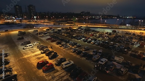 Wallpaper Mural Large parking lot outdoors aerial shot Torontodigital.ca